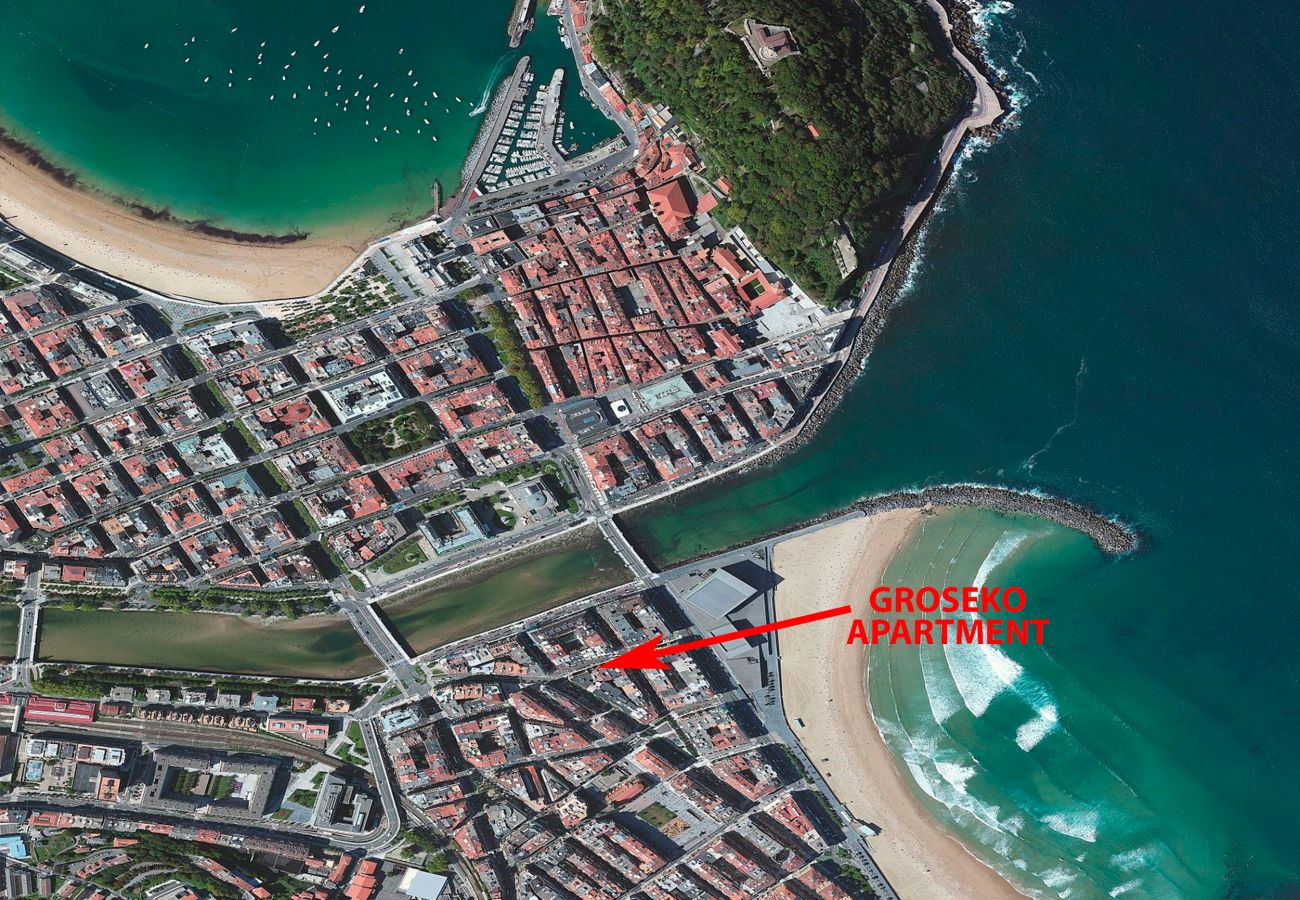 Apartamento en San Sebastián - Apartamento de 2 dormitorios a 150 m de la playa