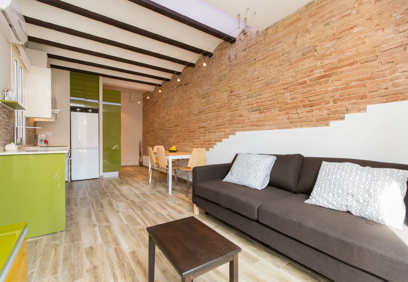 Apartamento en Barcelona - Apartamento con aire acondicionado en Barcelona ciudad