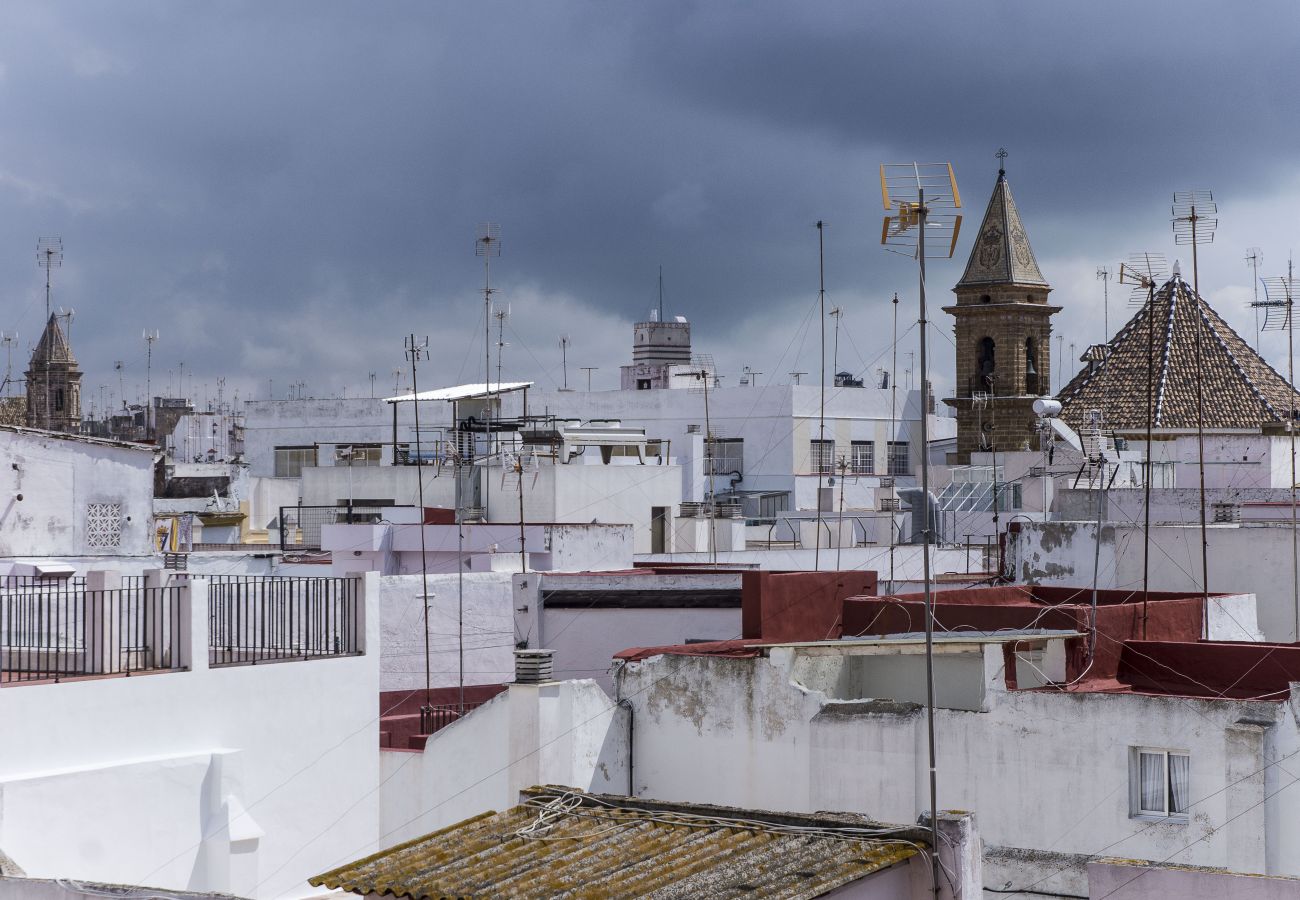 Apartamento en Cádiz - Apartamento de 1 dormitorios a 250 m de la playa