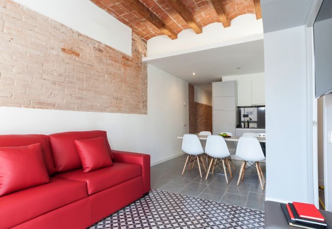 Apartamento en Barcelona - DELUXE, central, boho, views, 3 bedrooms Apartamento en Barcelona - DELUXE, central, boho, views, 3 bedrooms