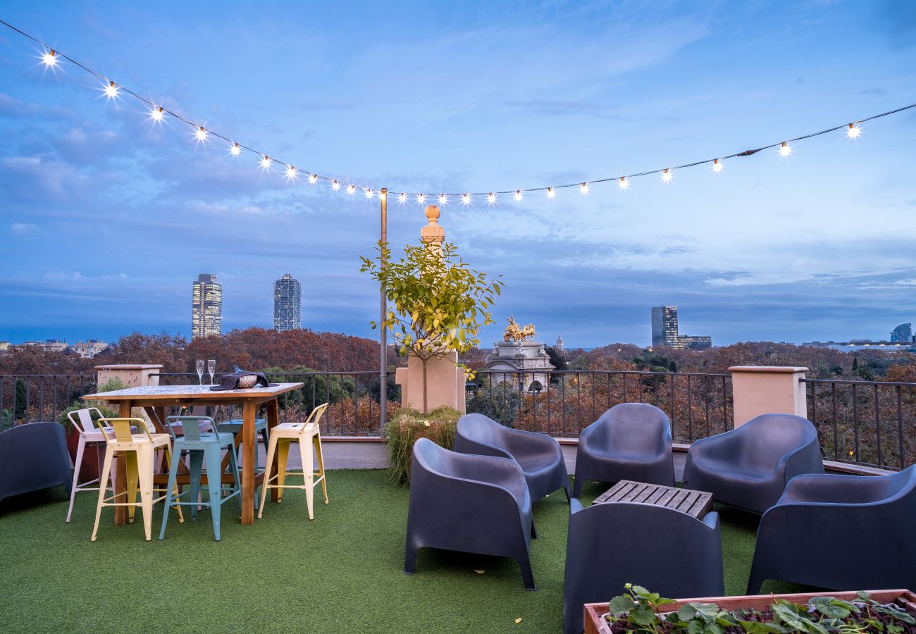 Apartamento en Barcelona - Family CIUTADELLA PARK, grande, luminoso, terraza compartida, Barcelona centro