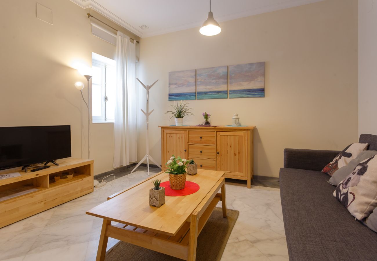 Apartamento en Cádiz - Apartamento con aire acondicionado en Cádiz