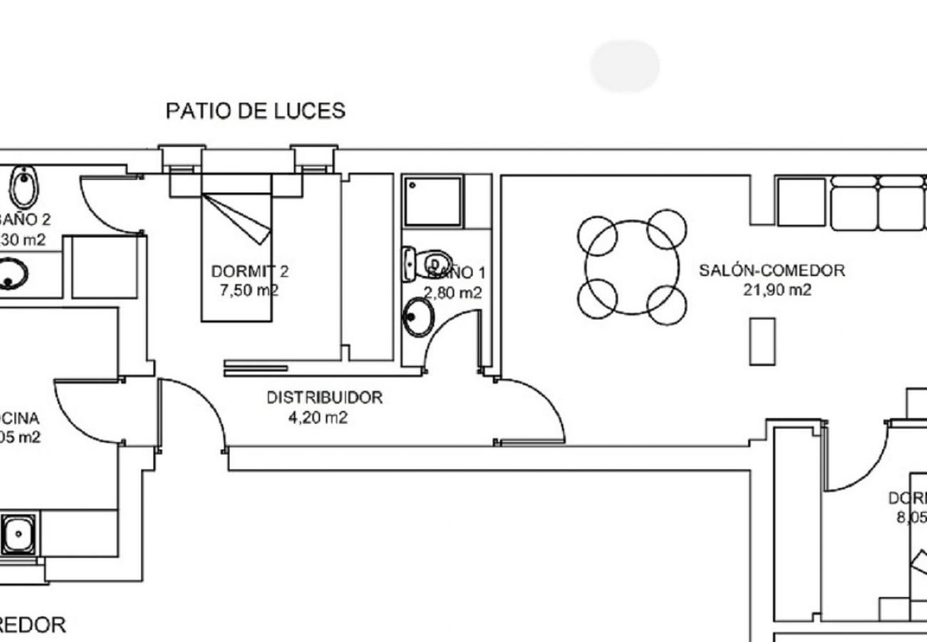 Apartamento en Madrid -  BIG Apartment Downtown Madrid Malasaña M (MAL27)