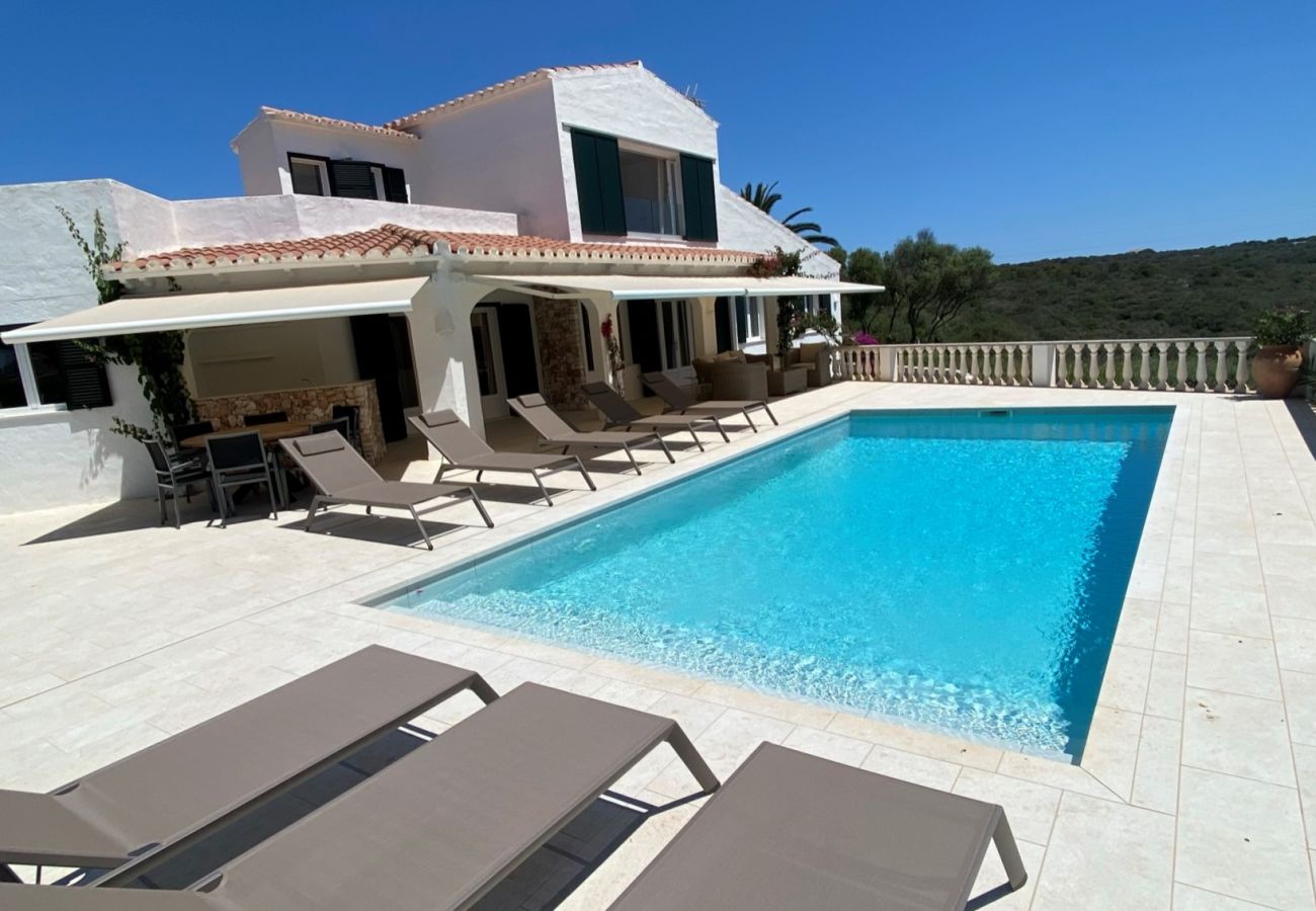Villa en Binisafuller - Villa con piscina a 250 m de la playa