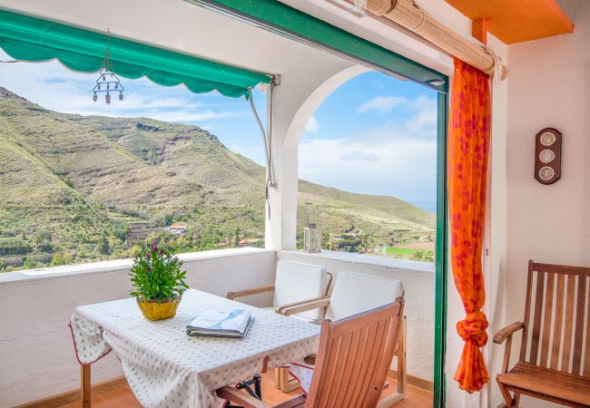 Casa en Agaete - Agaete casa de campo con terraza y vistas al mar  by Lightbooking