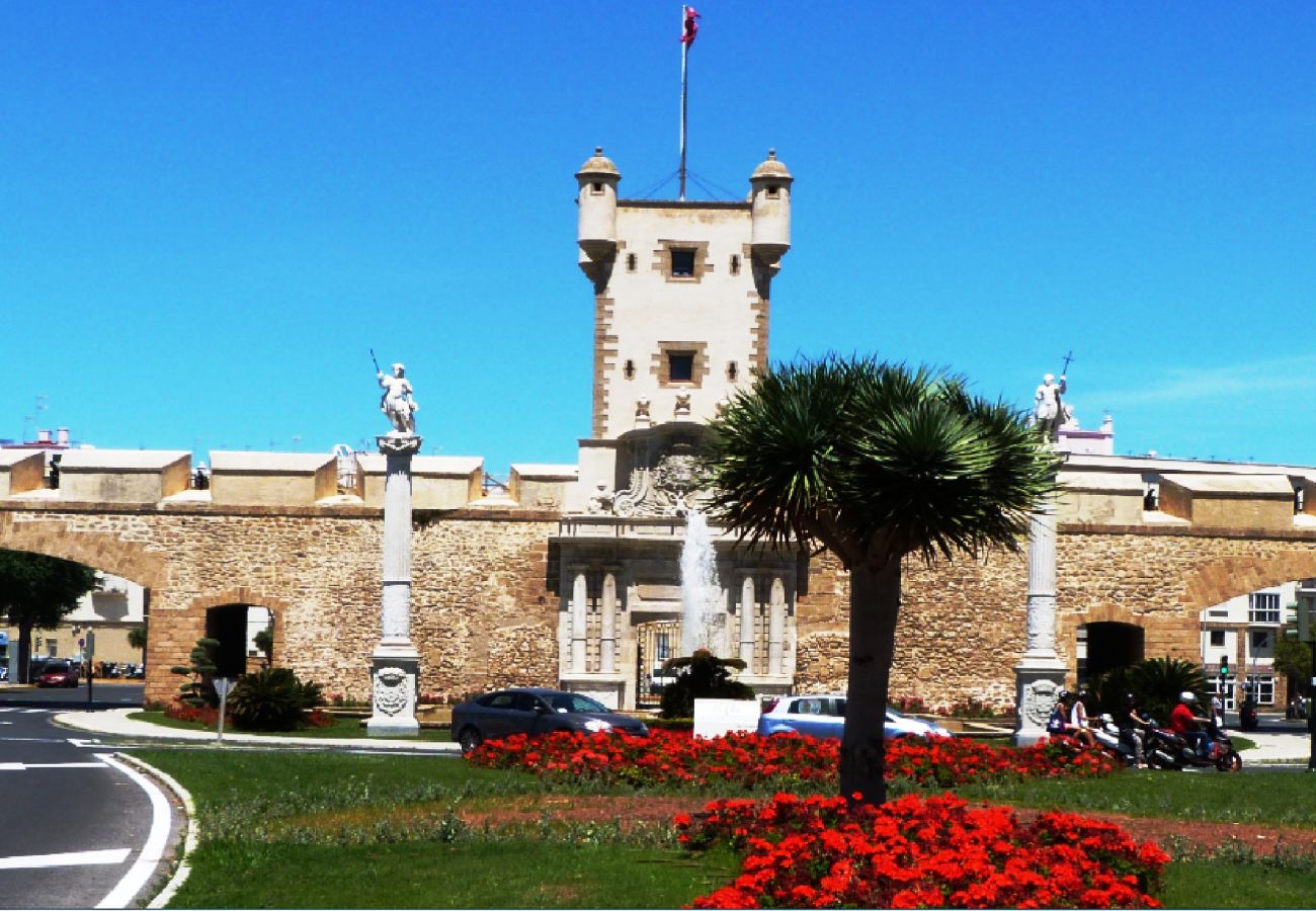 Estudio en Cádiz - Cadiz torre atico con amplia terraza aire wifi  by Lightbooking