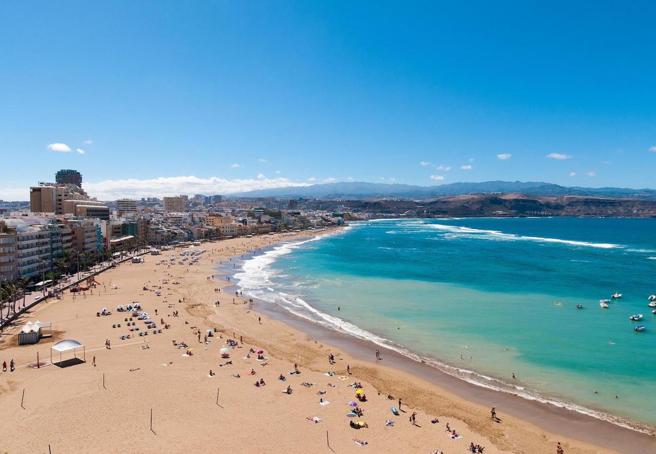 Apartamento en Las Palmas de Gran Canaria - Apartamento con aparcamiento a 10 m de la playa