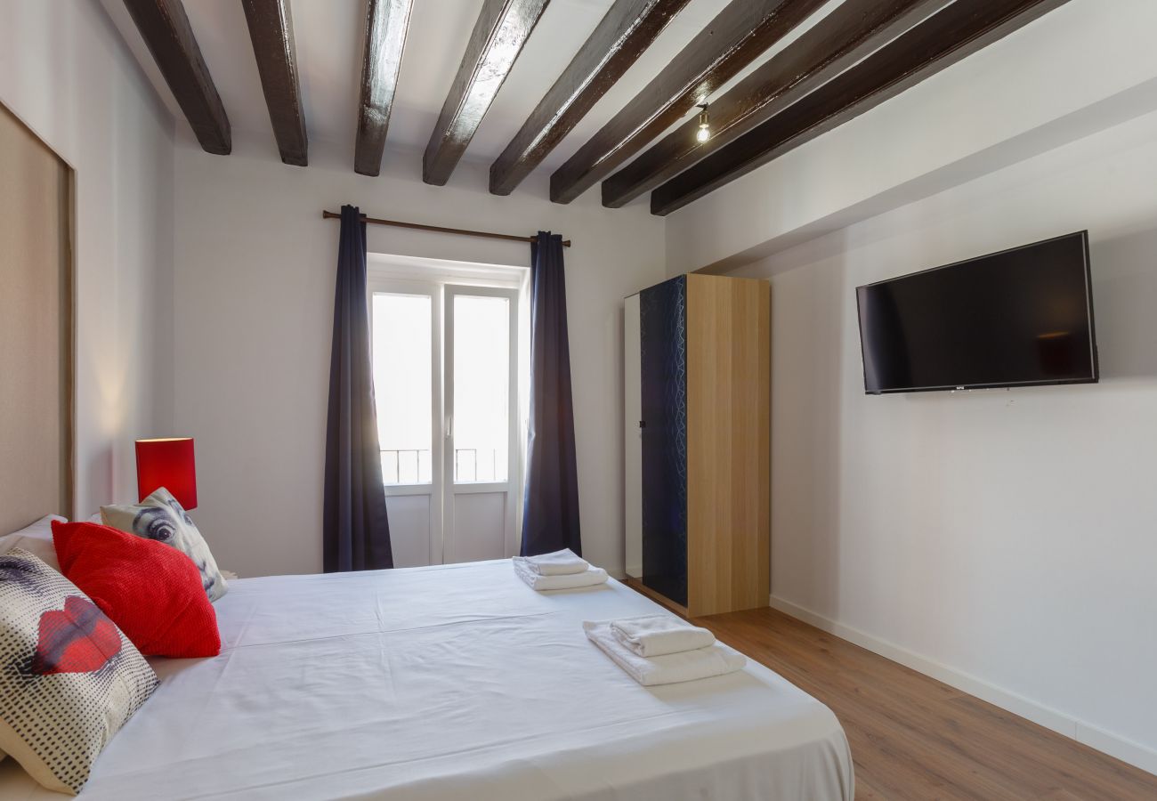 Apartamento en Cádiz - Apartamento con aire acondicionado a 980 m de la playa