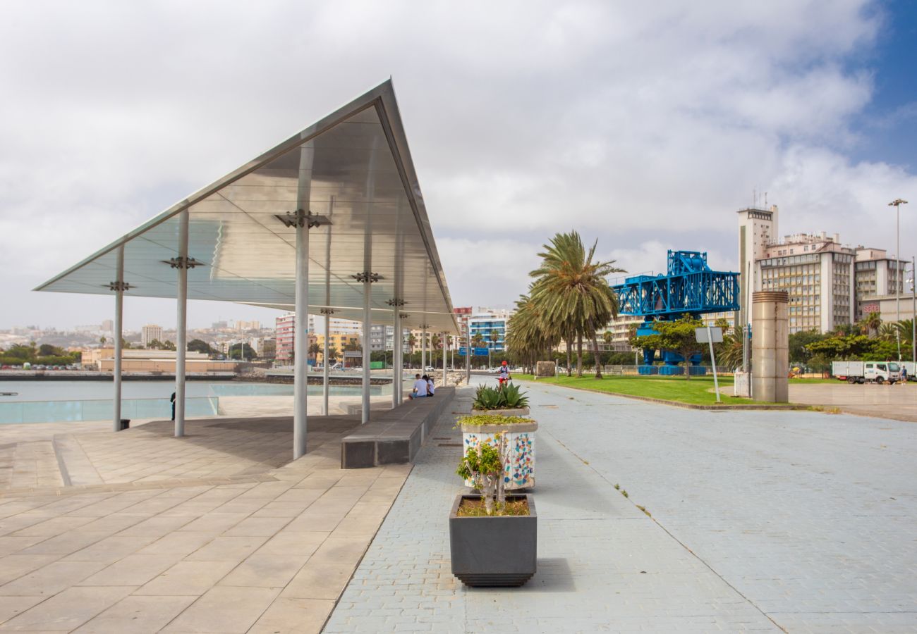 Apartamento en Las Palmas de Gran Canaria - Apartamento de 1 dormitorios a 750 m de la playa