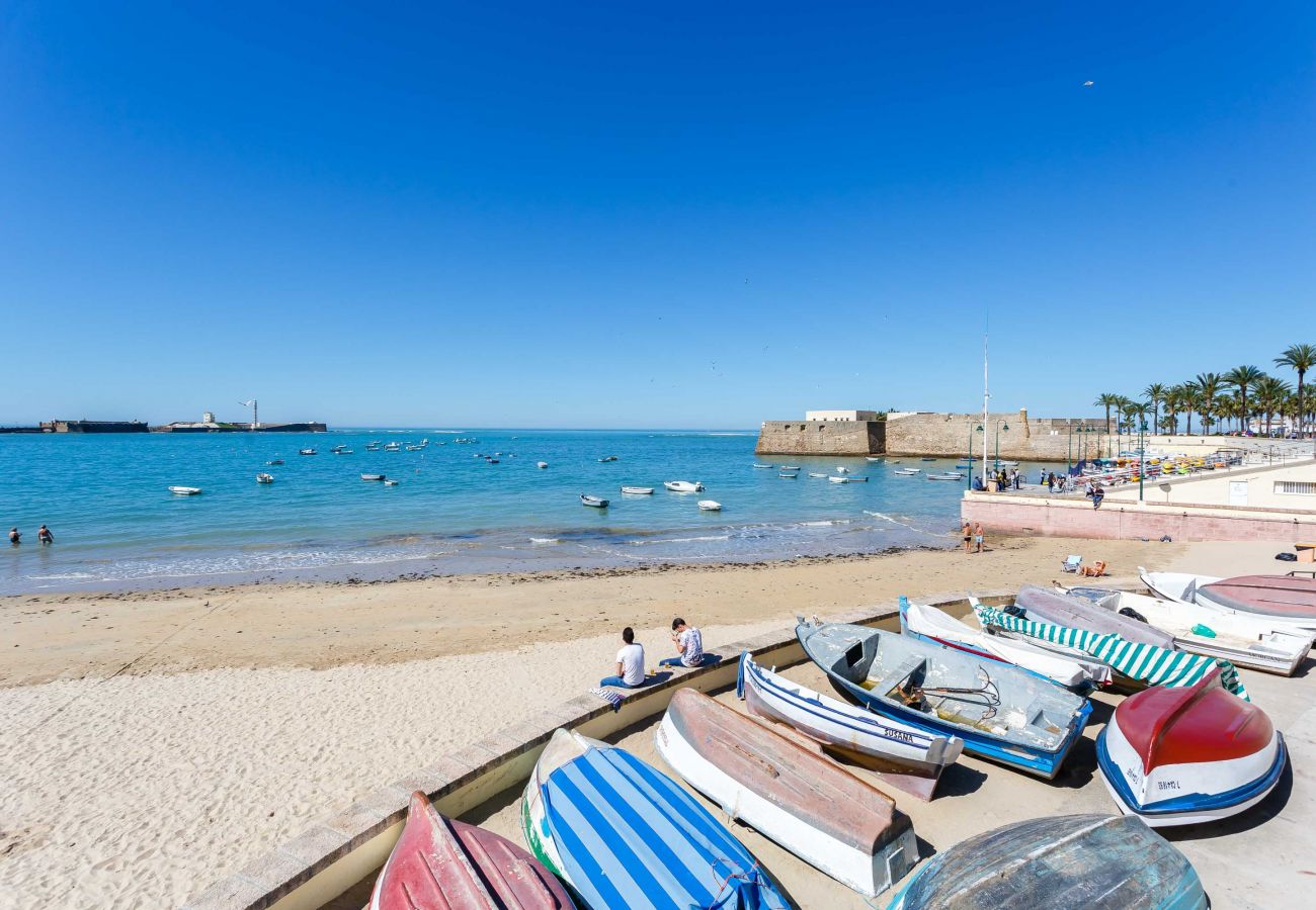 Apartamento en Cádiz - Apartamento para 4 personas a 700 m de la playa