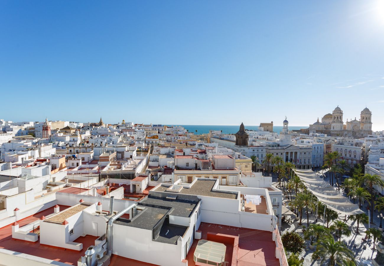 Apartamento en Cádiz - Apartamento para 5 personas a 1 km de la playa