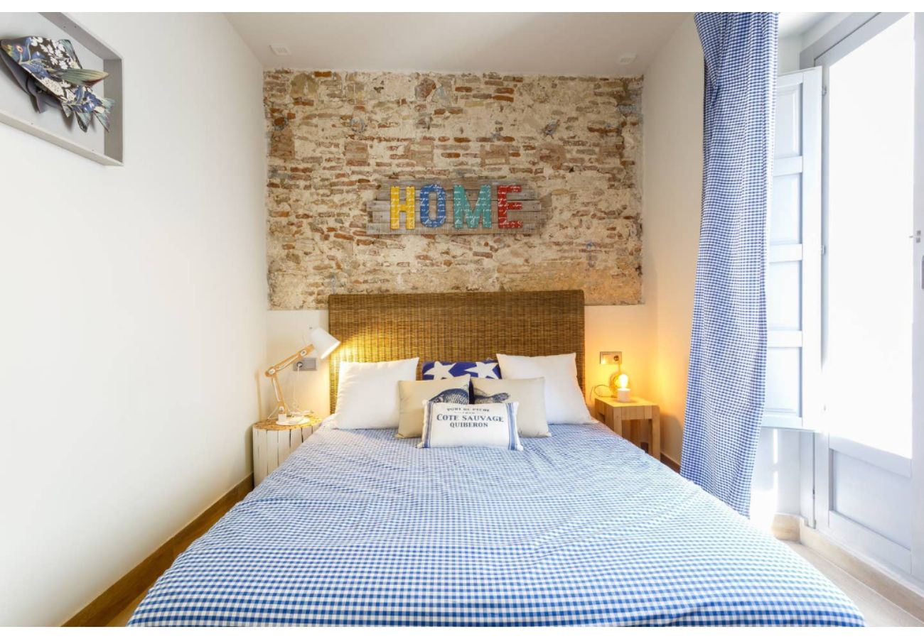 Apartamento en Cádiz - Apartamento de 2 dormitorios a 100 m de la playa