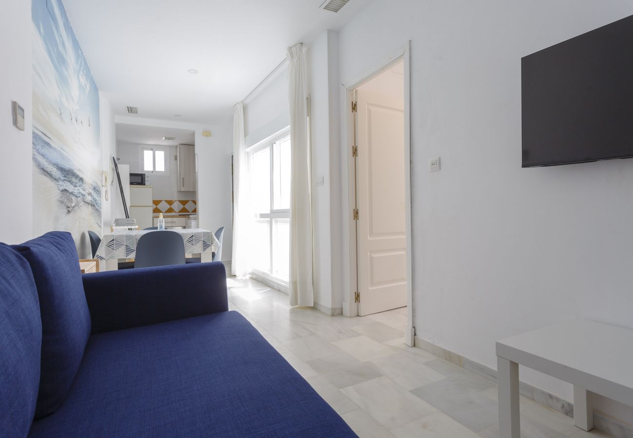Apartamento en Cádiz - Apartamento de 1 dormitorios a 500 m de la playa