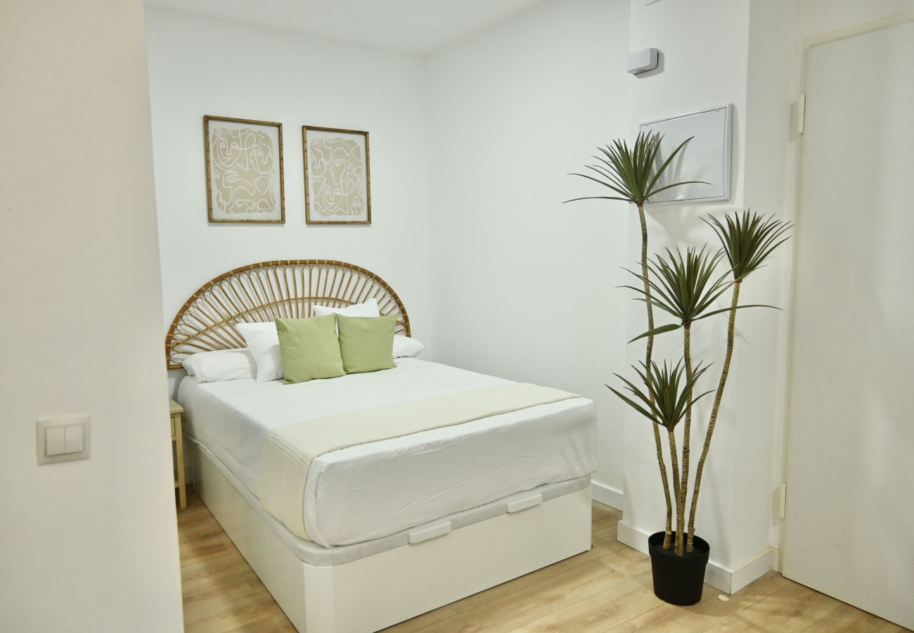 Estudio en Madrid - M (MPE35I) Acogedor con Cama Doble y Sofá Cama Cer