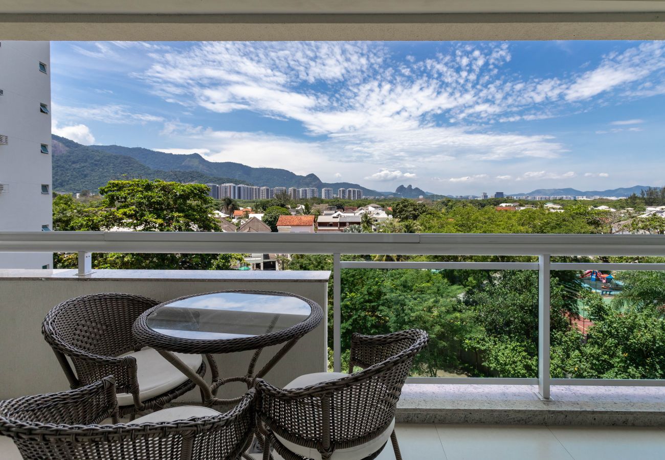 Apartamento en Rio de Janeiro - Bello en Barra da Tijuca |P/ 5 personas| DC408 Z10