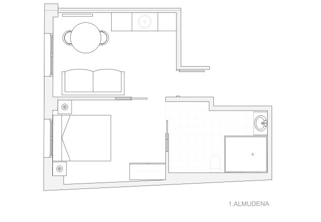 Apartamento en Madrid - M (PDD2911) Almudena: Tu escapada urbana con air Apartamento en Madrid - M (PDD2911) Almudena: Tu escapada urbana con air