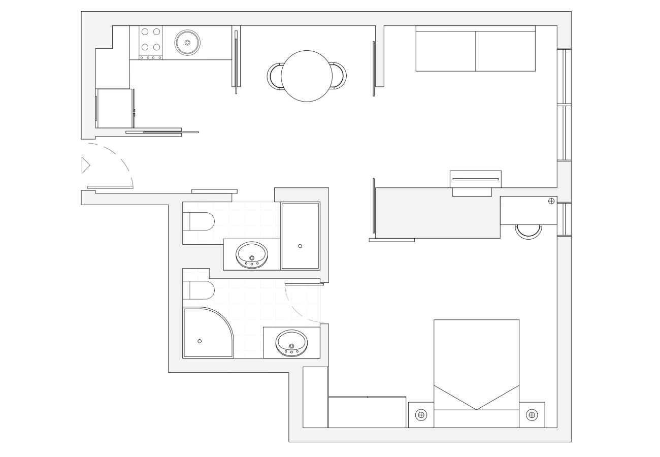 Apartamento en Madrid - M (PAC636)Alquiler Mensual en Madrid – Piso Exteri