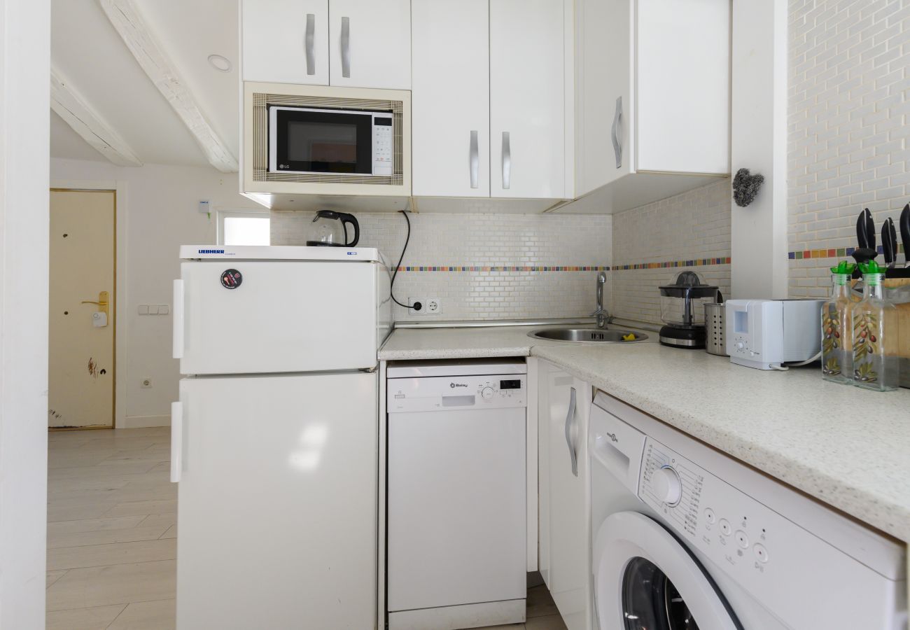 Apartamento en Madrid - M (SVI15) Piso tipo loft de 1 dormitorio en el ce