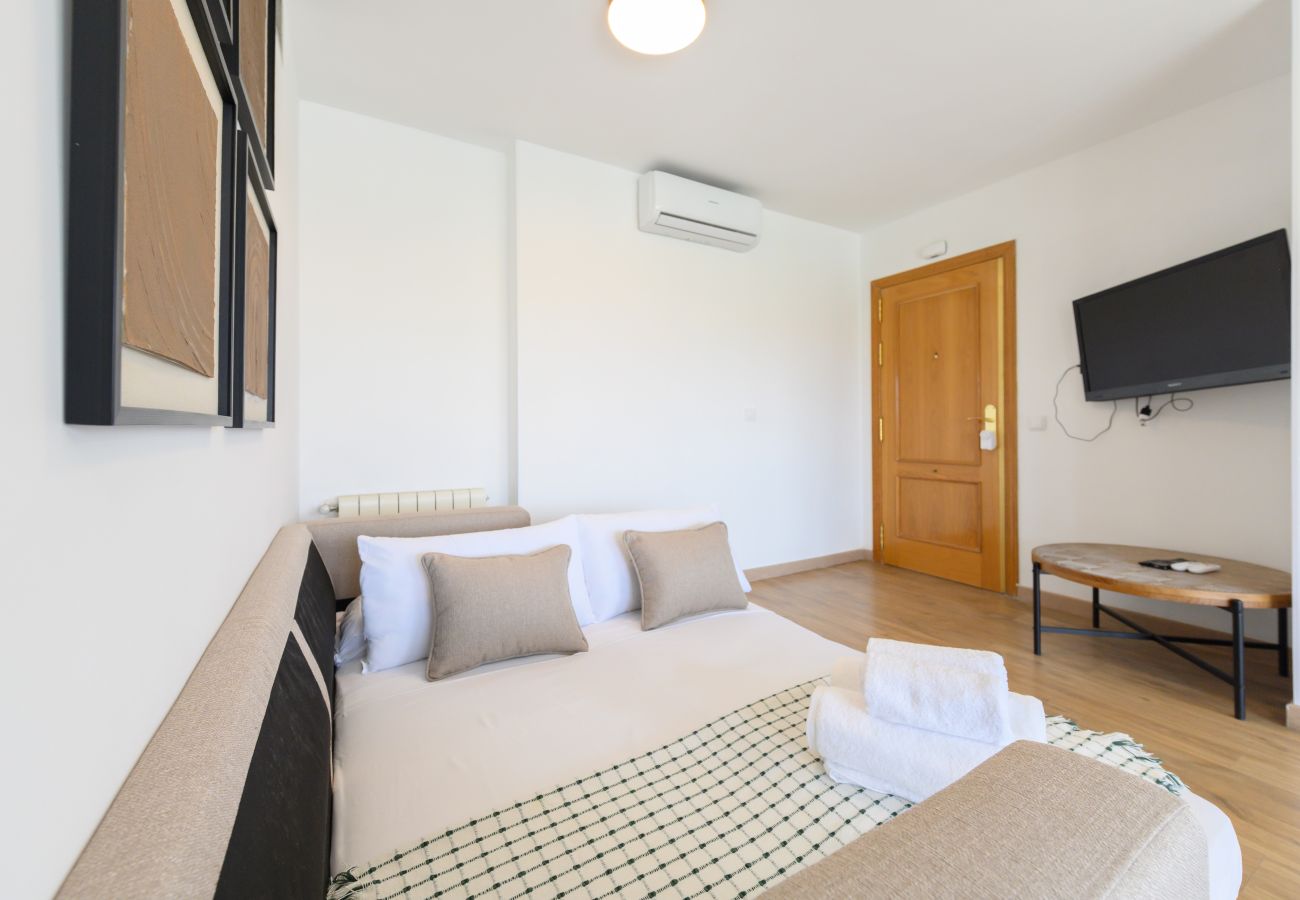 Apartamento en Madrid - M (VDZ36A) Piso moderno de 1 dormitorio con ventan