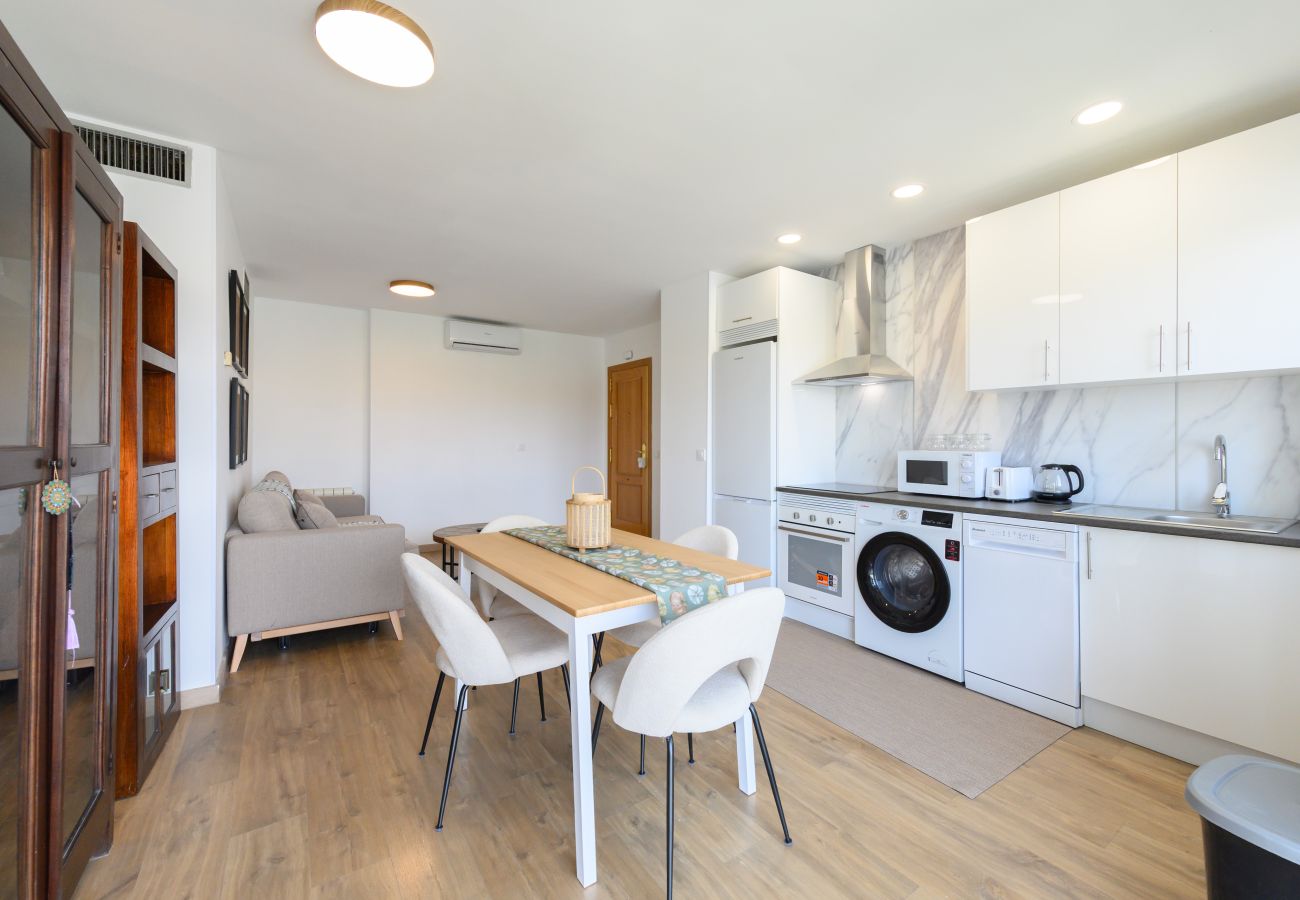 Apartamento en Madrid - M (VDZ36A) Piso moderno de 1 dormitorio con ventan