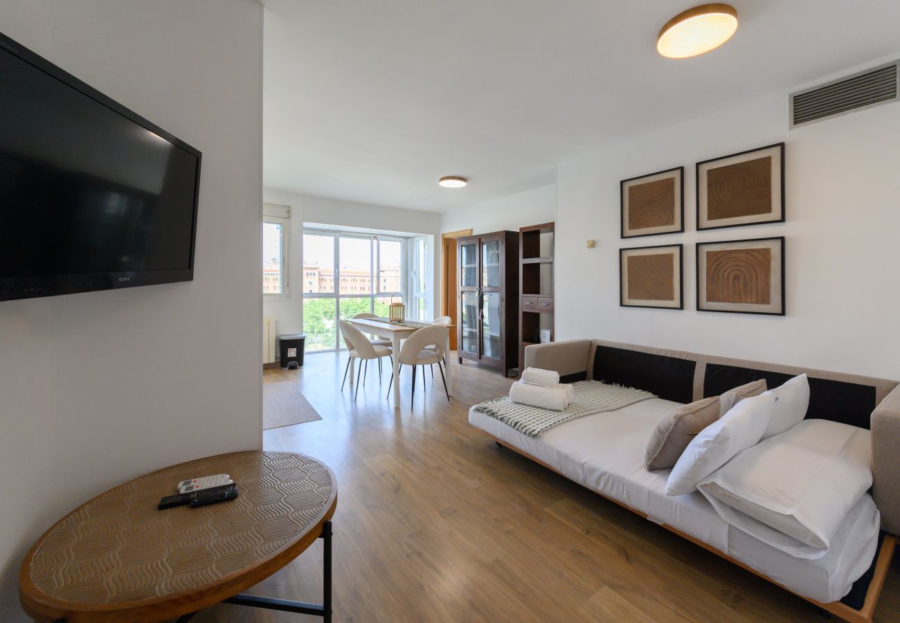Apartamento en Madrid - M (VDZ36A) Piso moderno de 1 dormitorio con ventan