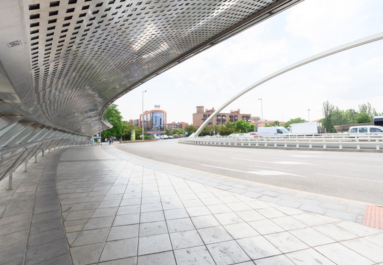 Apartamento en Madrid - M (VDZ36A) Piso moderno de 1 dormitorio con ventan