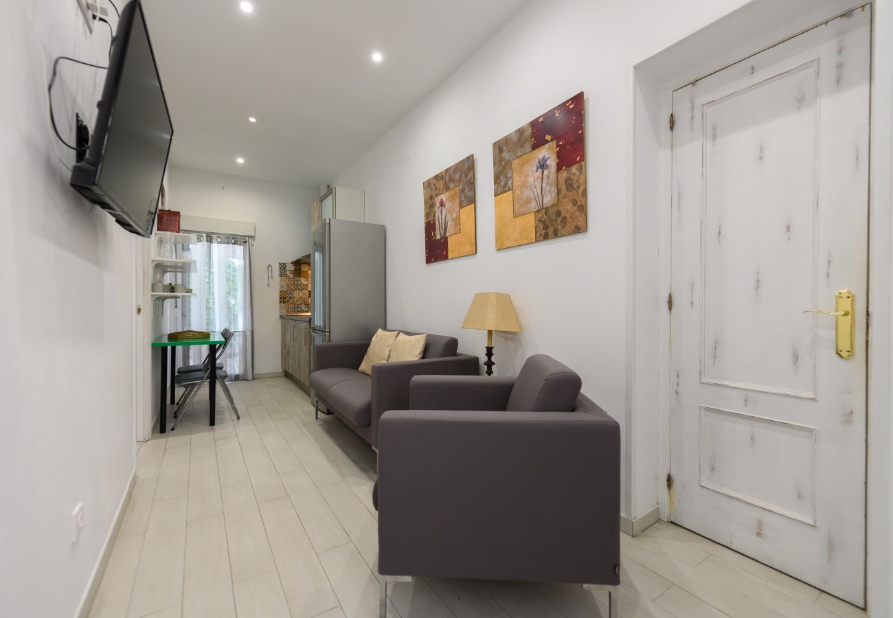 Apartamento en Madrid - M (SFU71) Acogedor Piso con Terraza y Espacios par
