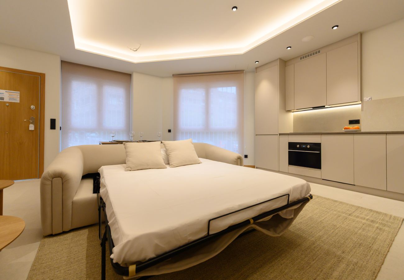 Apartamento en Madrid - M (SCR7B1) Amplio piso exterior de un dormitorio e