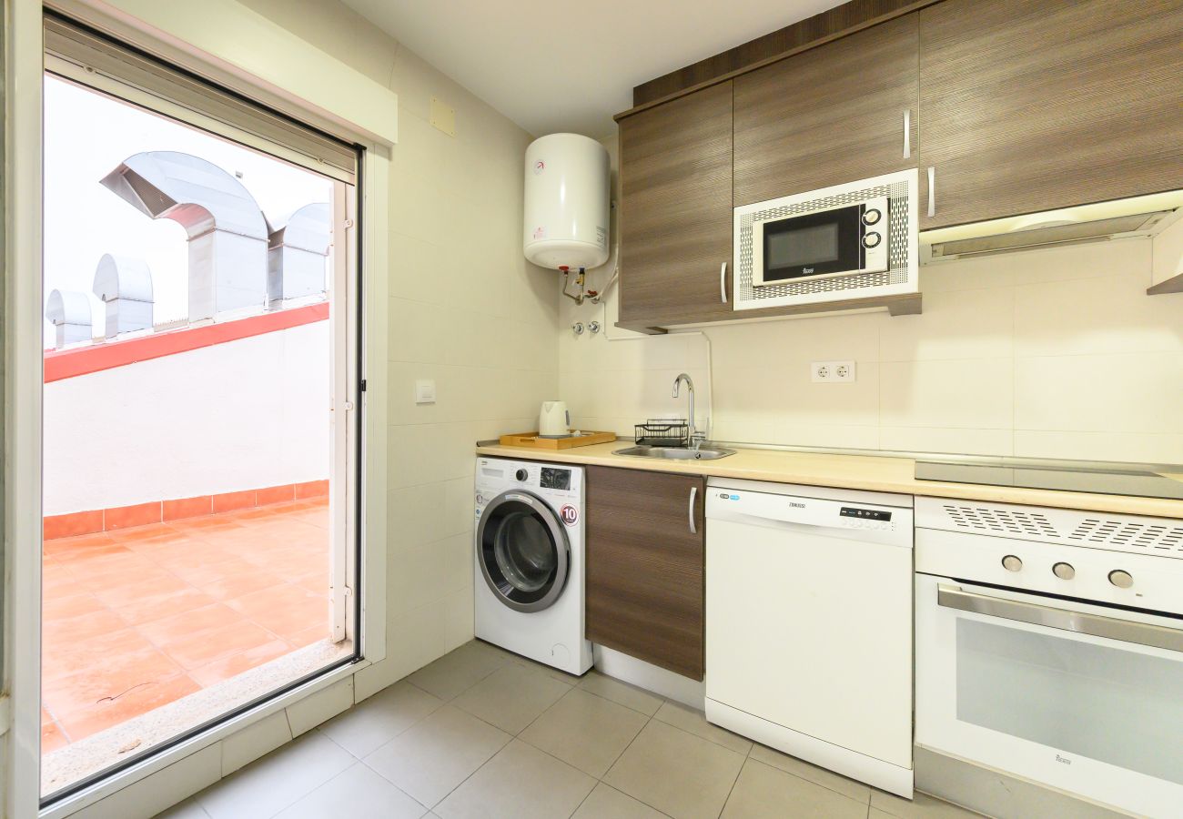 Apartamento en Madrid - M (MAL71A) Moderno piso de 2 dormitorios con terra