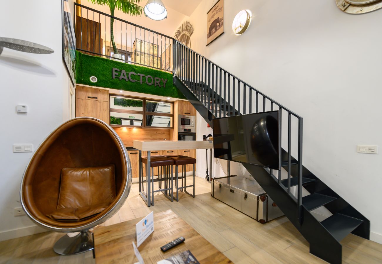 Apartamento en Madrid - M (ALG310B) Amplio y moderno Loft con terraza priv