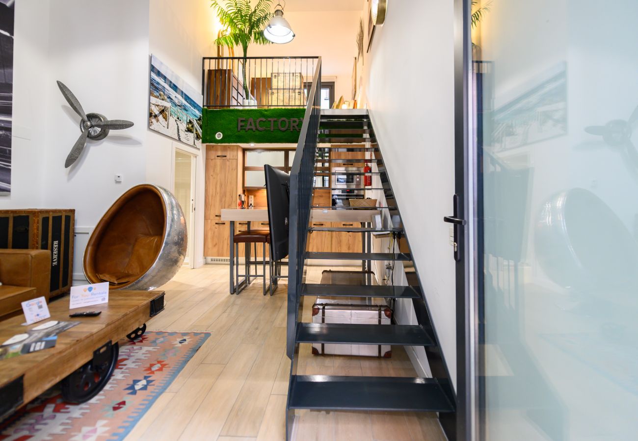 Apartamento en Madrid - M (ALG310B) Amplio y moderno Loft con terraza priv