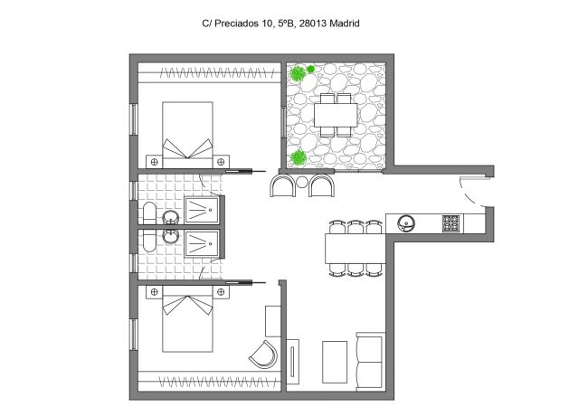 Apartment in Madrid - M (PRE105B) Ático Terraza Puerta del Sol Apartment in Madrid - M (PRE105B) Ático Terraza Puerta del Sol