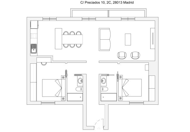Apartment in Madrid - M (PRE102C) Apto. de diseño Puerta del Sol 6 Apartment in Madrid - M (PRE102C) Apto. de diseño Puerta del Sol 6