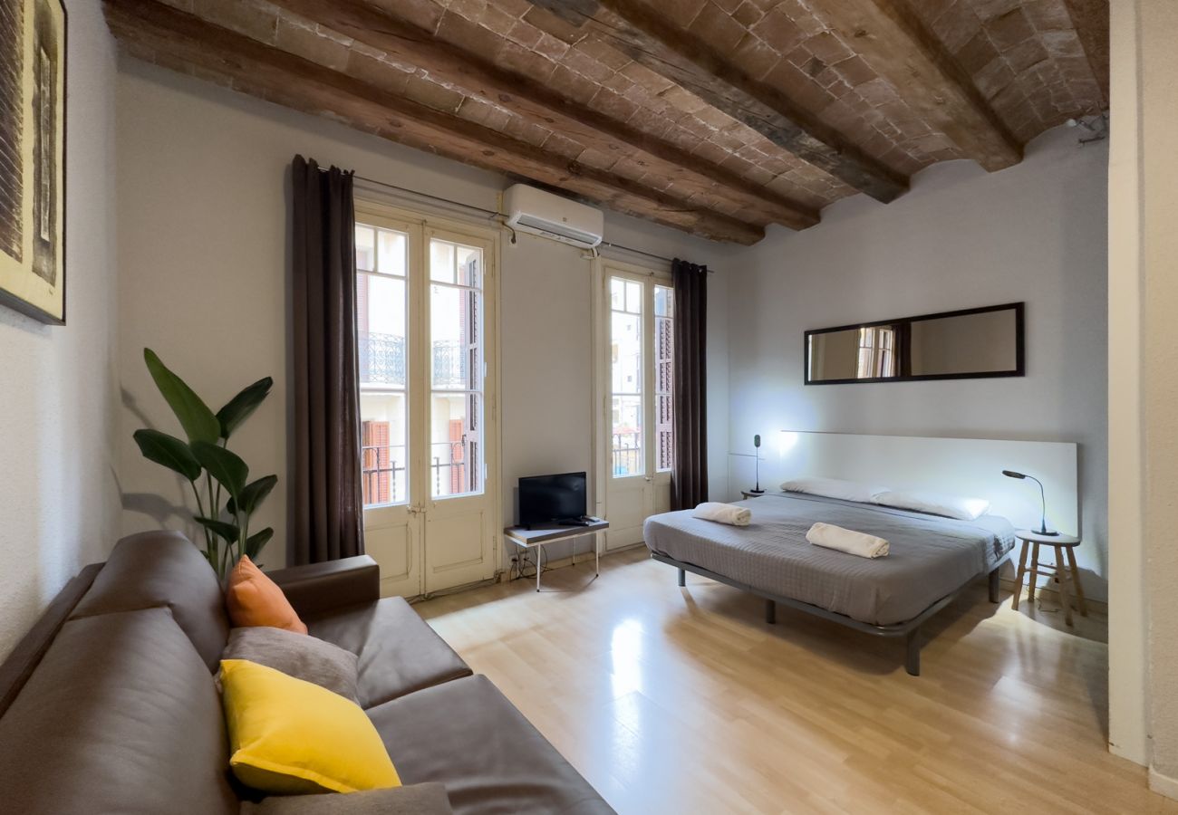 Apartment in Barcelona - Lovely, cute, lightly and silent studio for rent in Gracia, Barcelona center