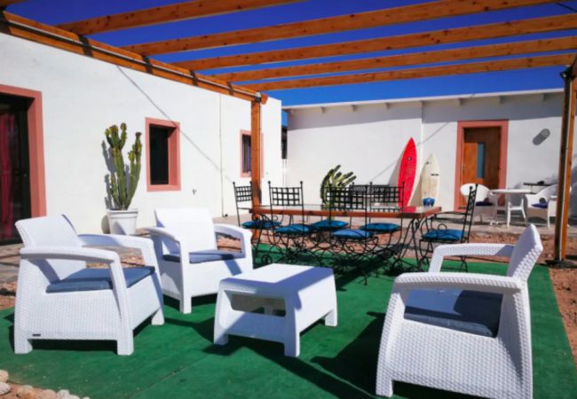 Townhouse in La Oliva - Villa Luna Lajares Jardín y terraza WIFI by Lightbooking