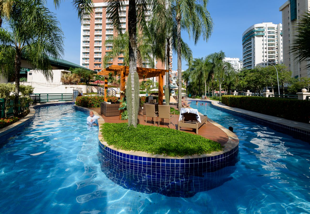 Condominium pool.