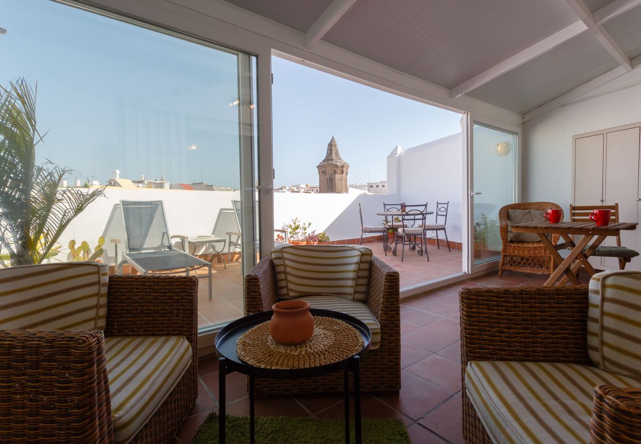 Apartment in Cádiz - Apartment with air-conditioned to 1 km beach