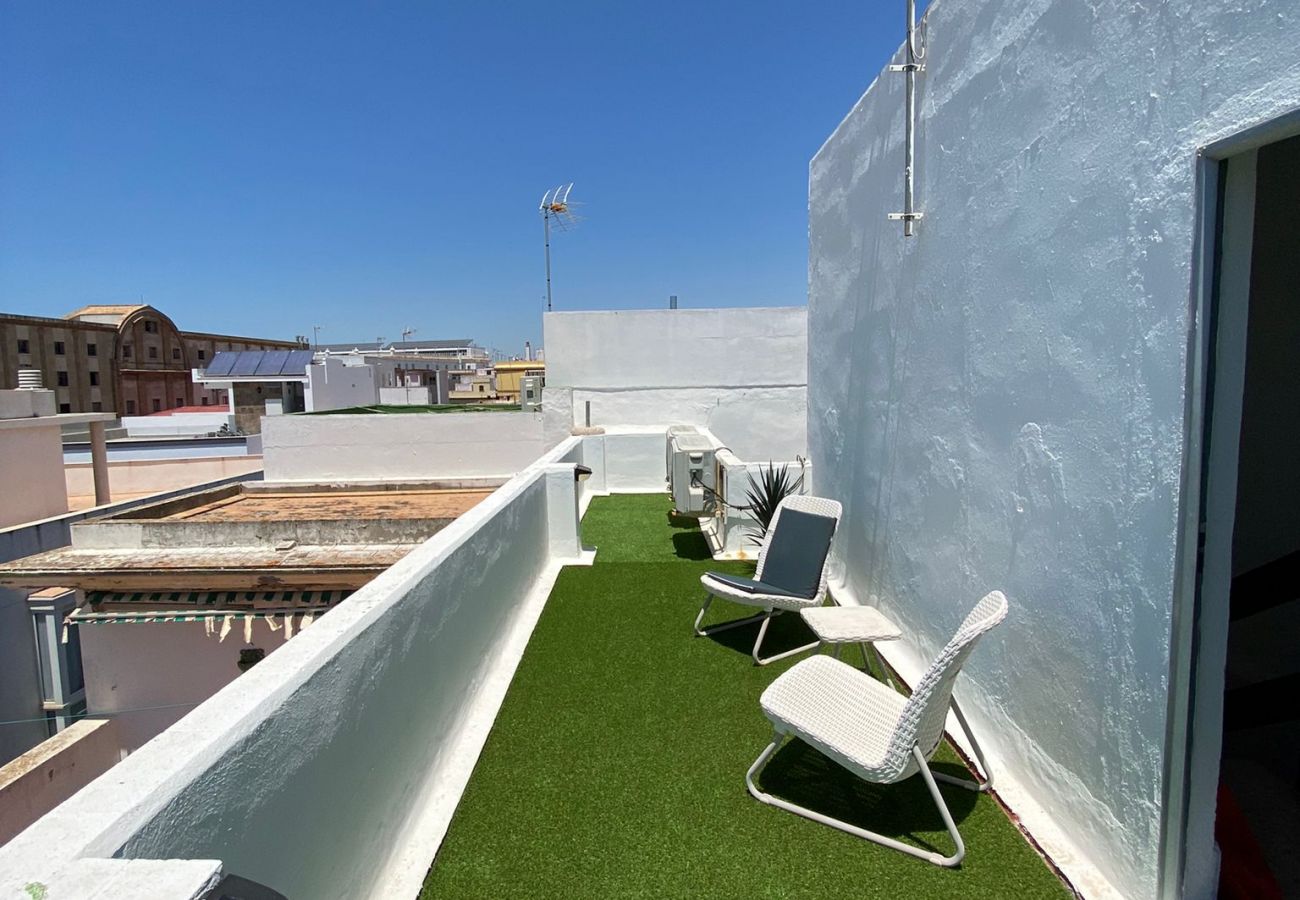 Apartment in Cádiz - Apartment for 4 people to 270 m beach