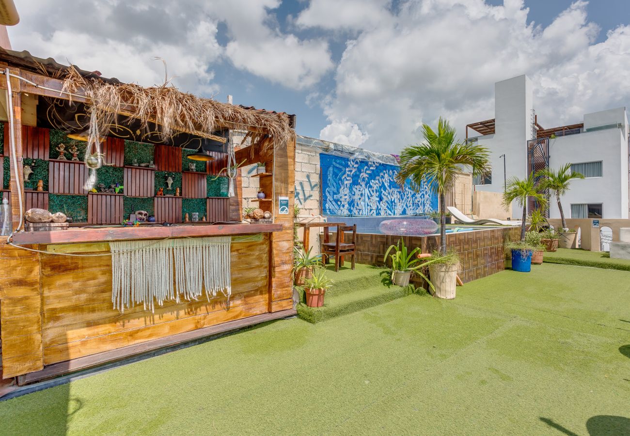 Aparthotel in Playa del Carmen - Izsla Suites Storytelling Suite Boutique MX 9