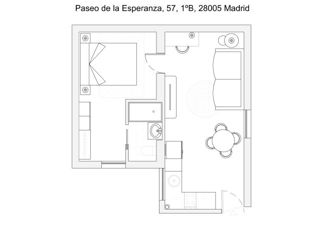 Apartment in Madrid - M (PES57)Apartamento Moderno en Acacias con Excele Apartment in Madrid - M (PES57)Apartamento Moderno en Acacias con Excele