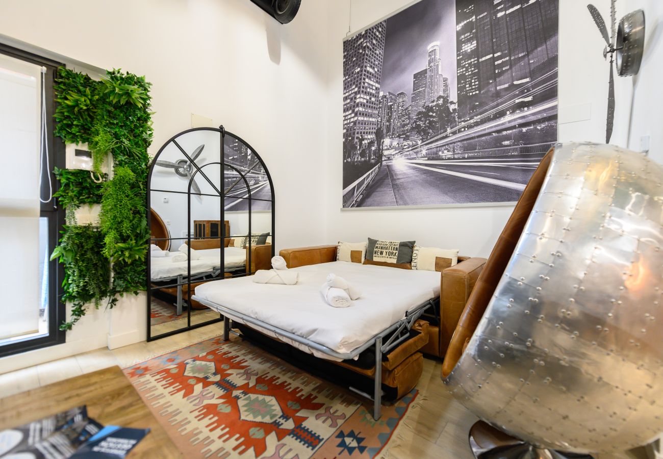 Apartment in Madrid - M (ALG310B) Amplio y moderno Loft con terraza priv