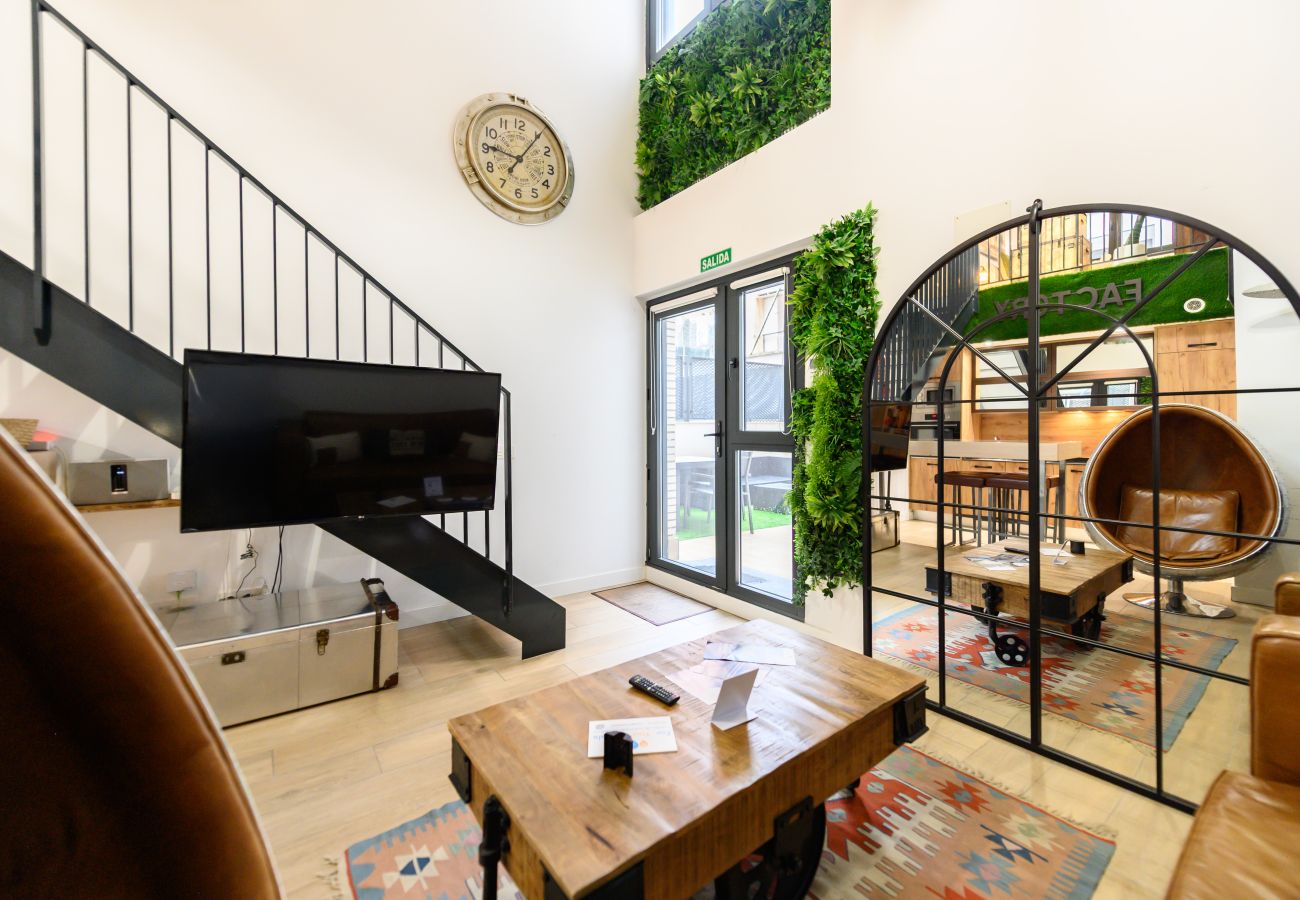 Apartment in Madrid - M (ALG310B) Amplio y moderno Loft con terraza priv