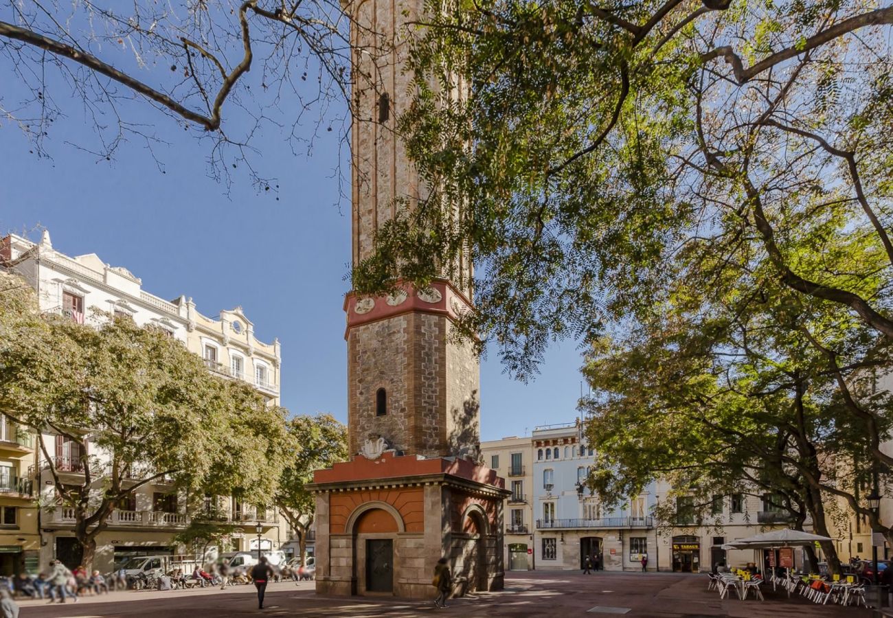 Appartement à Barcelone - Appartement rénové ettranquile avec terrasse à louer dans le centre de Barcelone, Gracia