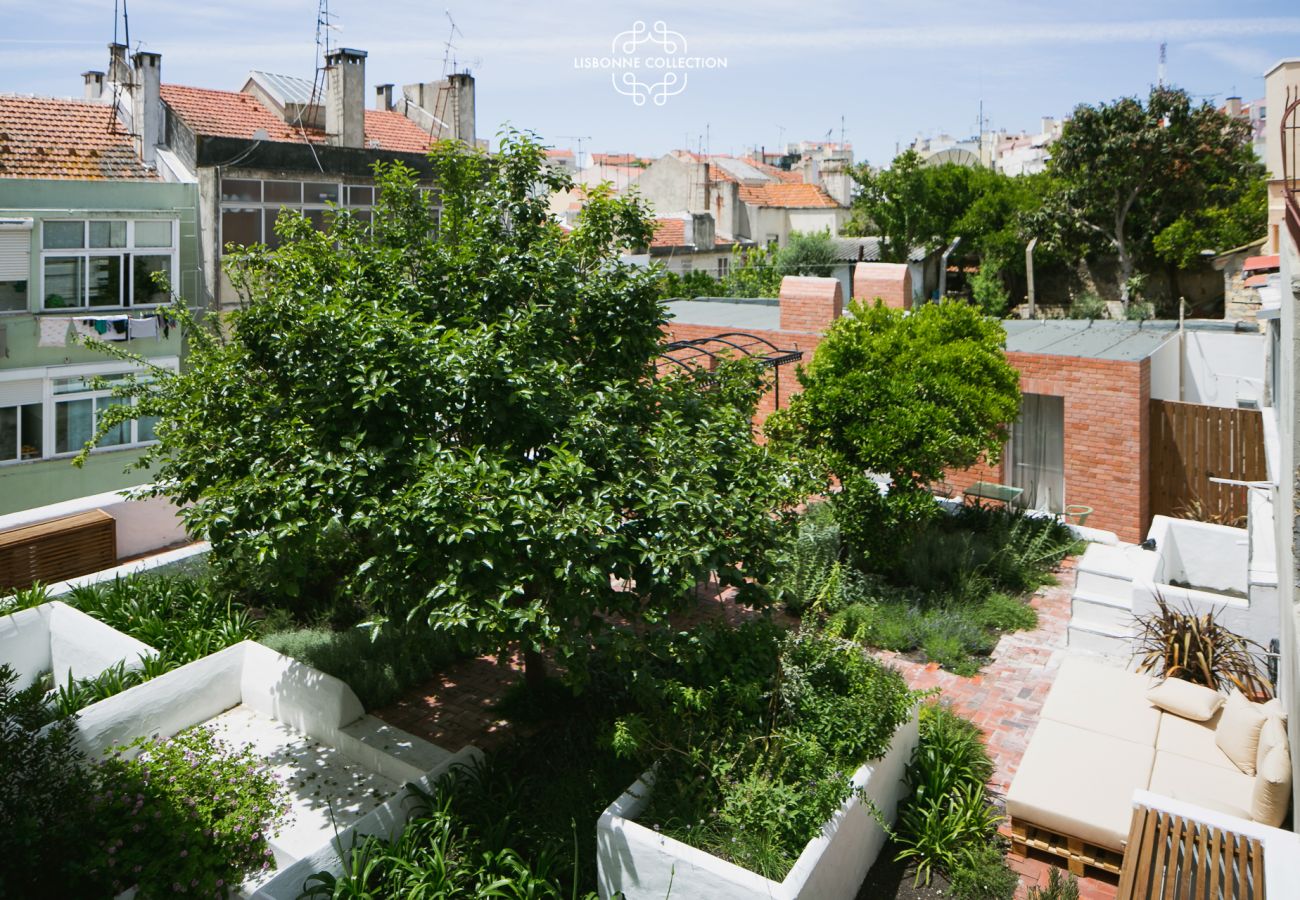 Jardin à la location dans le centre historique de Lisbonne