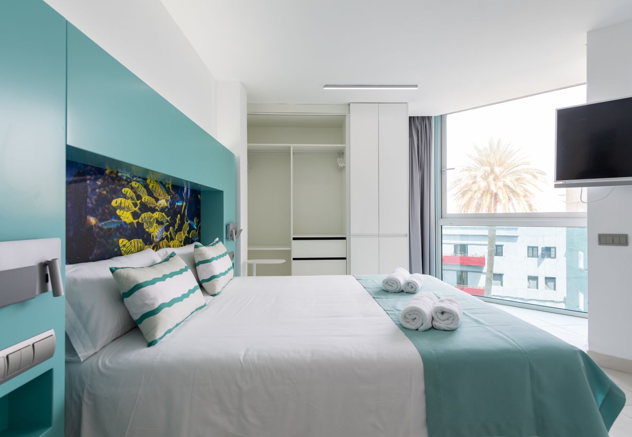 Appartement à Las Palmas de Gran Canaria - Appartement avec climatisation à 200 m de la plage