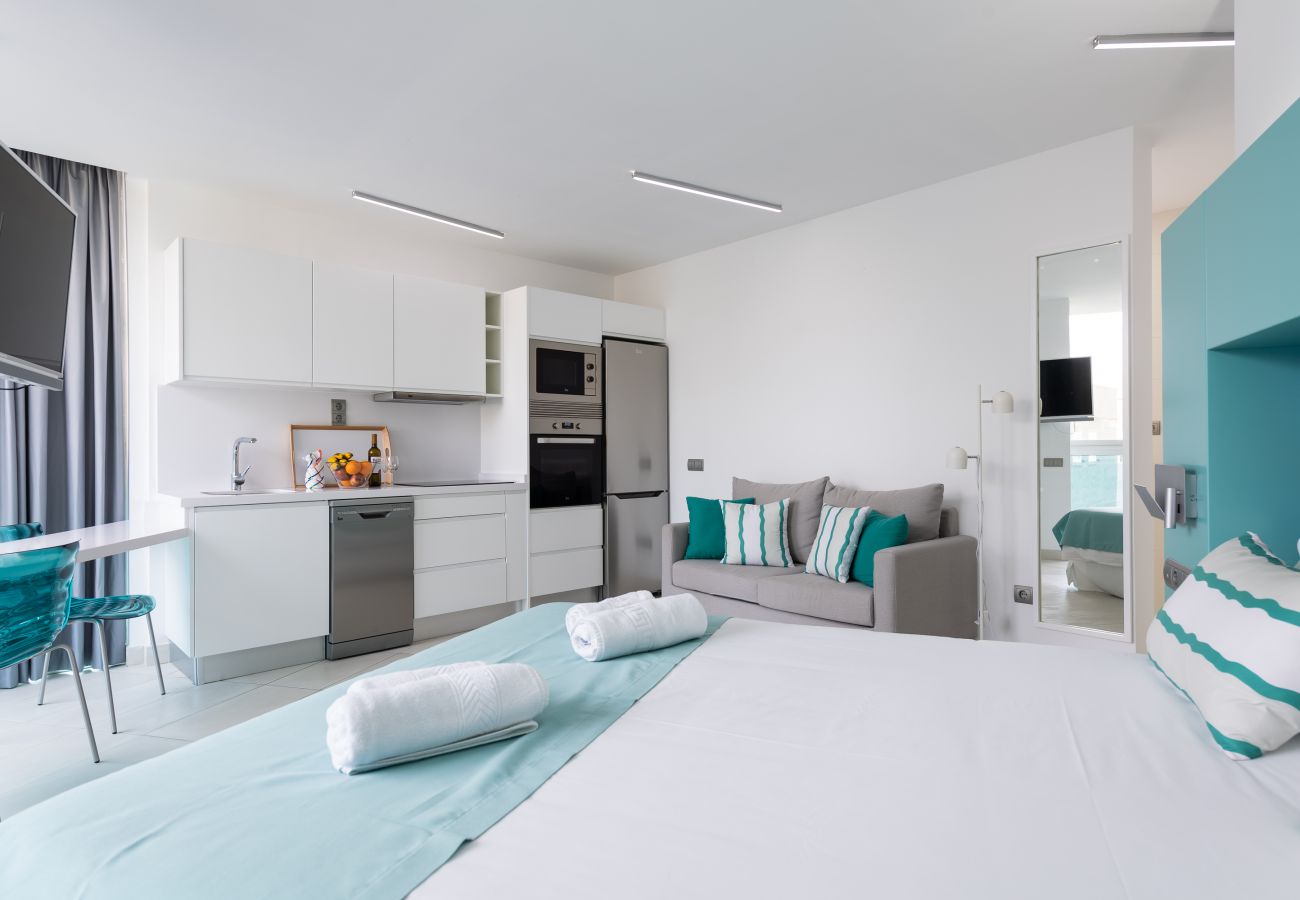 Appartement à Las Palmas de Gran Canaria - Appartement avec climatisation à 200 m de la plage
