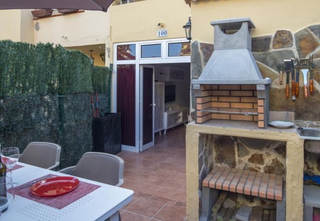 Bungalow à San Bartolomé de Tirajana - Bungalow terrasse privée barbecue  par Lightbooking