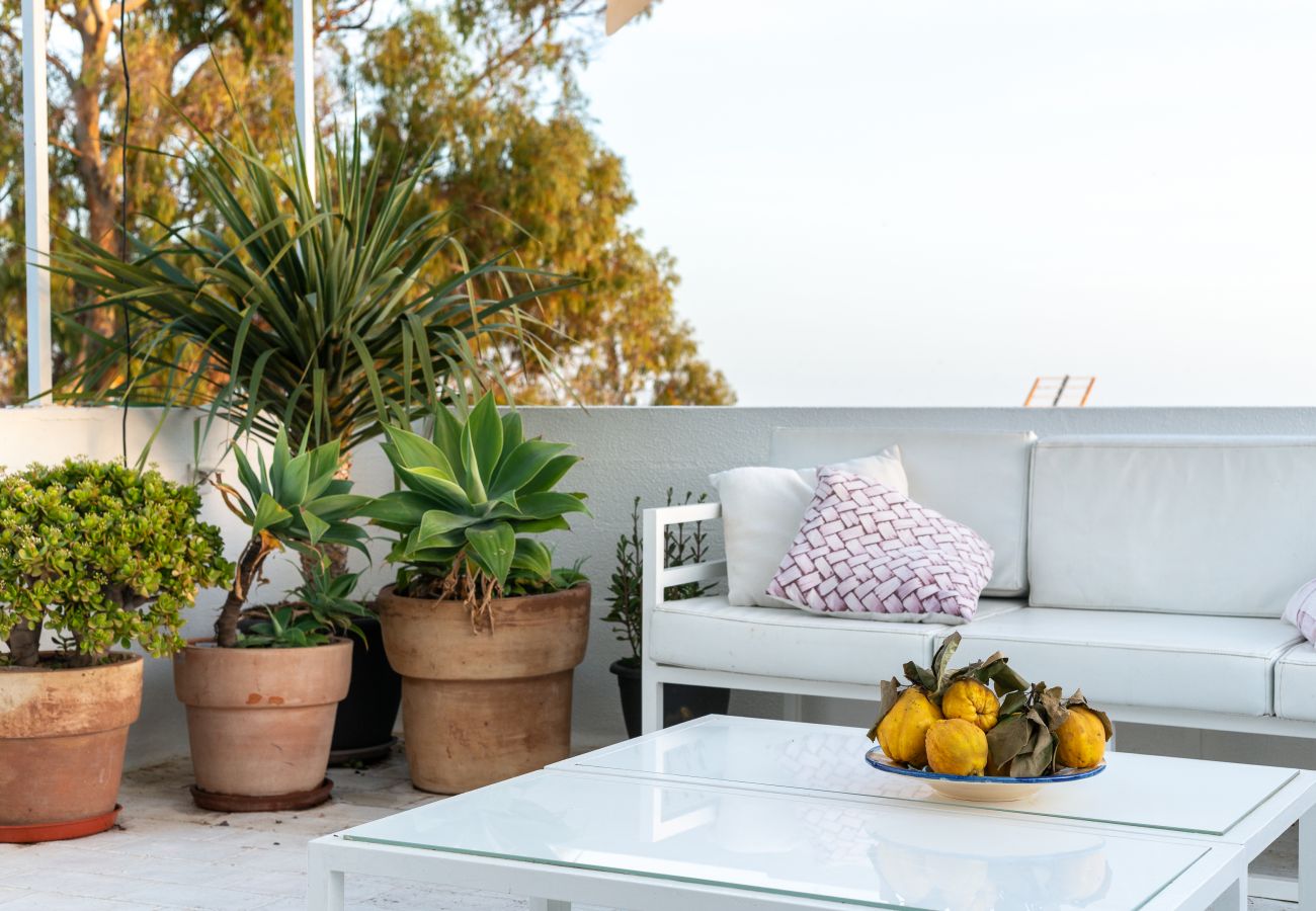 Appartement à Vila Nova de Cacela - Penthouse avec vue sur la mer près de la plage de l'Algarve