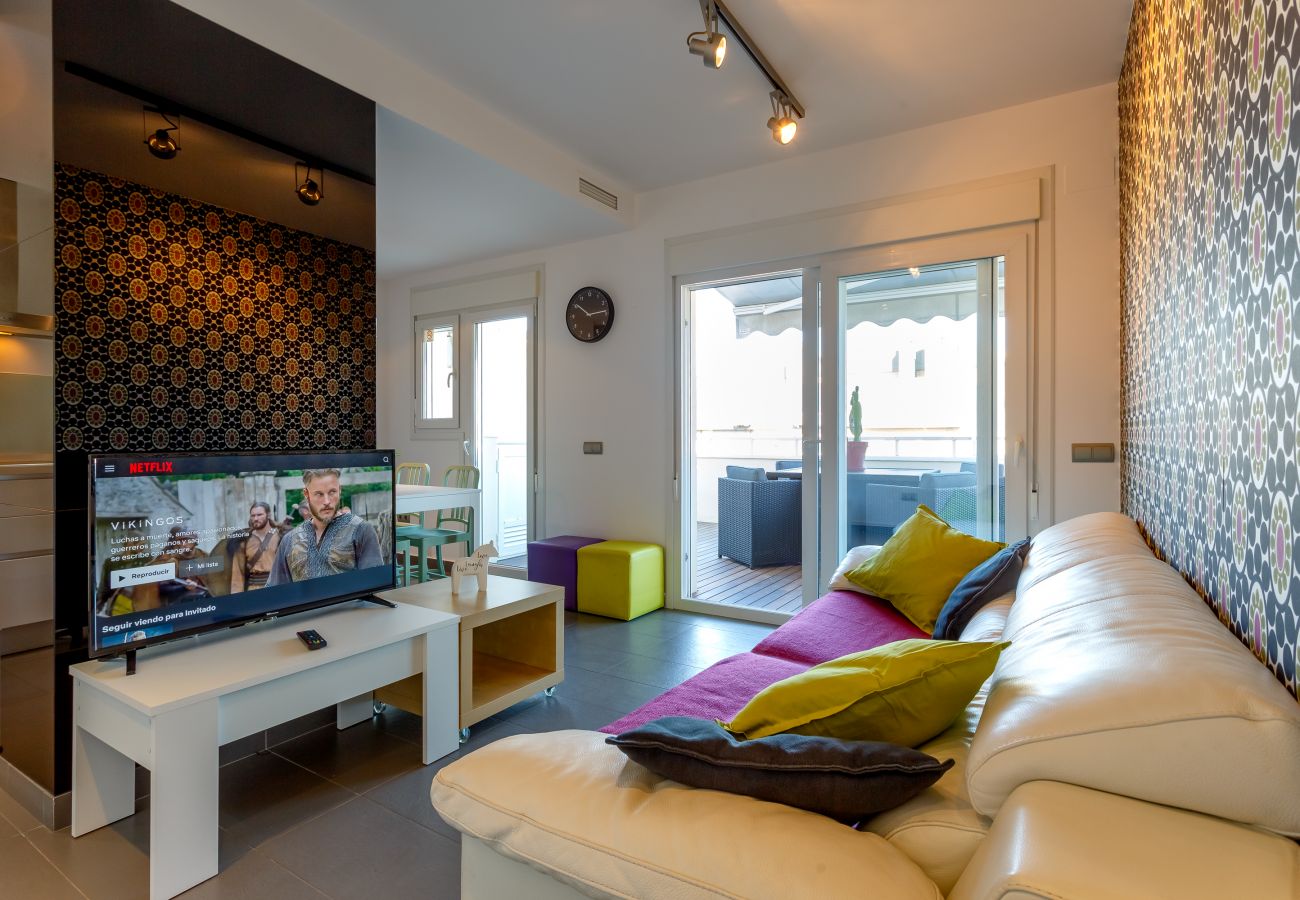 Appartement à Cadix - Appartement avec climatisation à 350 m de la plage