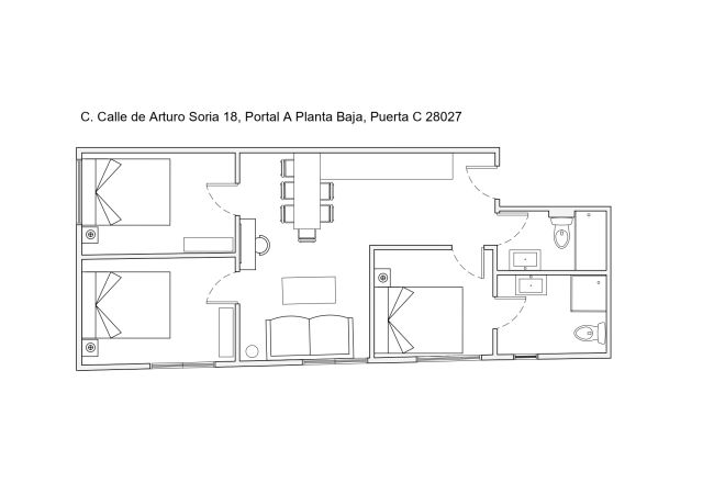 Appartement à Madrid - M (ASO180) Acogedor y coqueto apartamento de 3 dor Appartement à Madrid - M (ASO180) Acogedor y coqueto apartamento de 3 dor